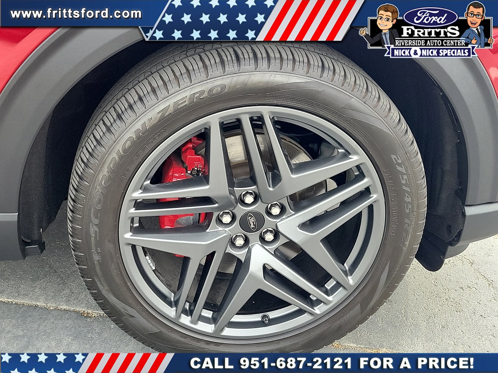 Certified Used 2025 Red Metallic Ford ST image 22