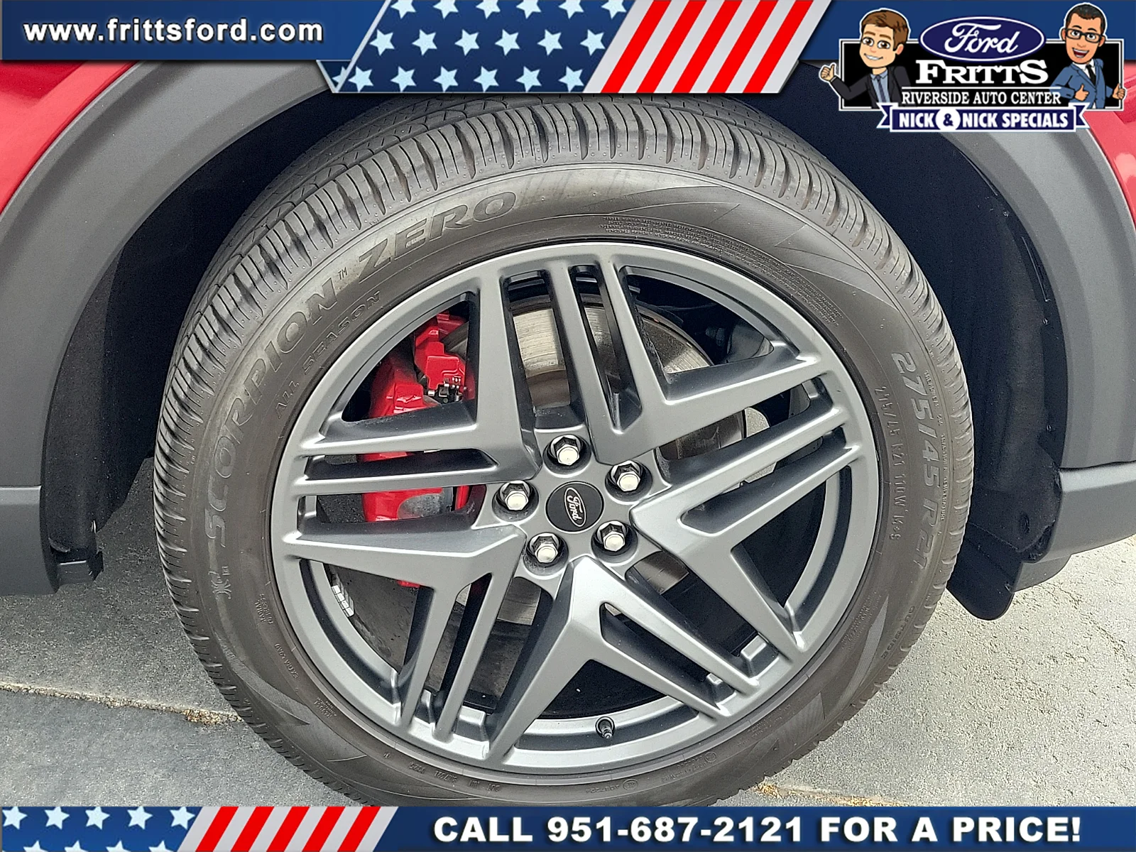 Certified Used 2025 Red Metallic Ford ST image 22