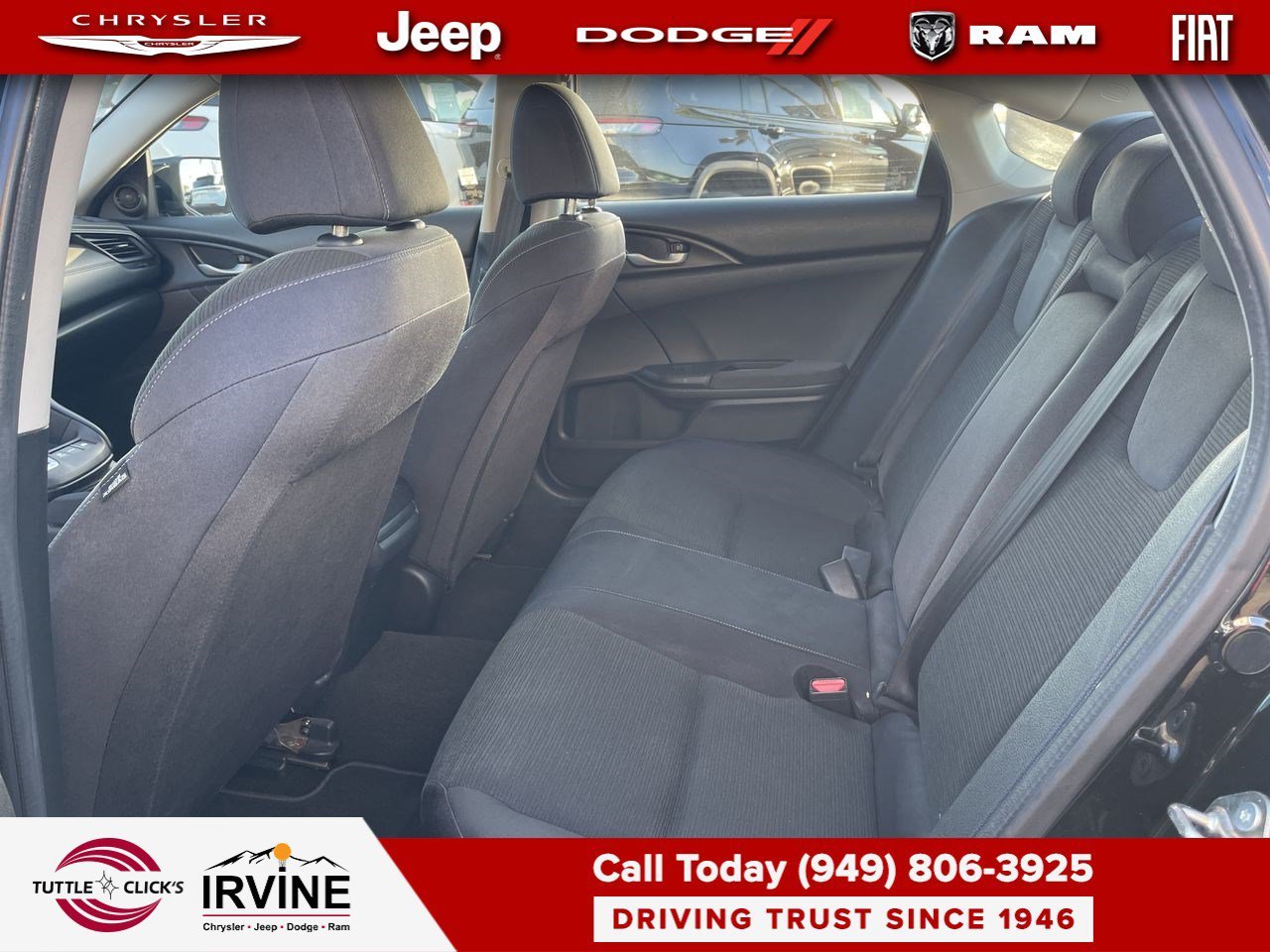 Used 2019 Crystal Black Pearl Honda EX image 19