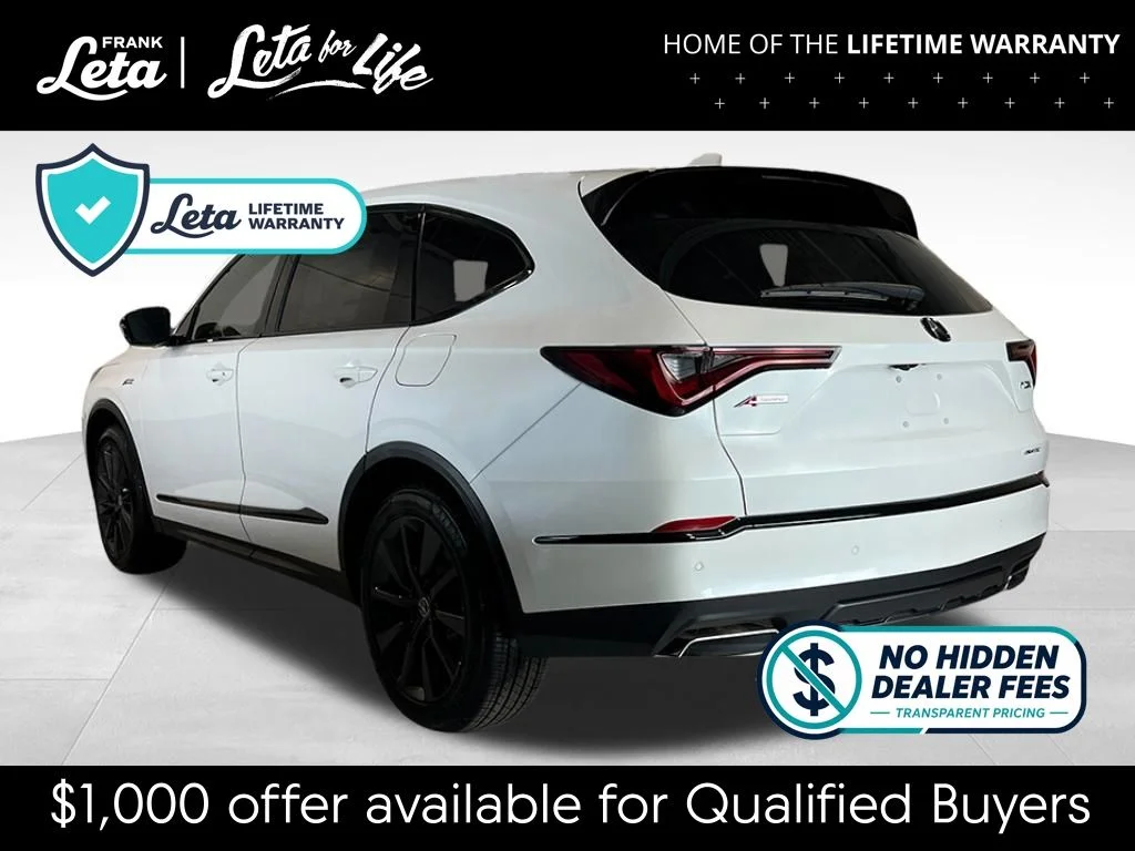 New 2026 Platinum White Pearl Acura A-Spec image 3
