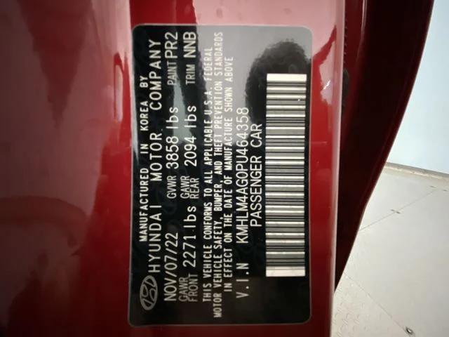 Used 2023 Red Hyundai SEL image 26
