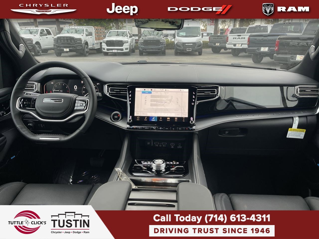 New 2026 Bright White Clearcoat Jeep Summit Obsidian image 12