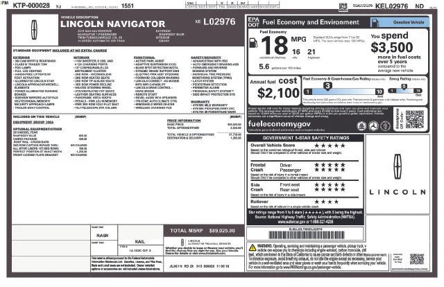 Used 2019 Blue Lincoln Reserve image 8