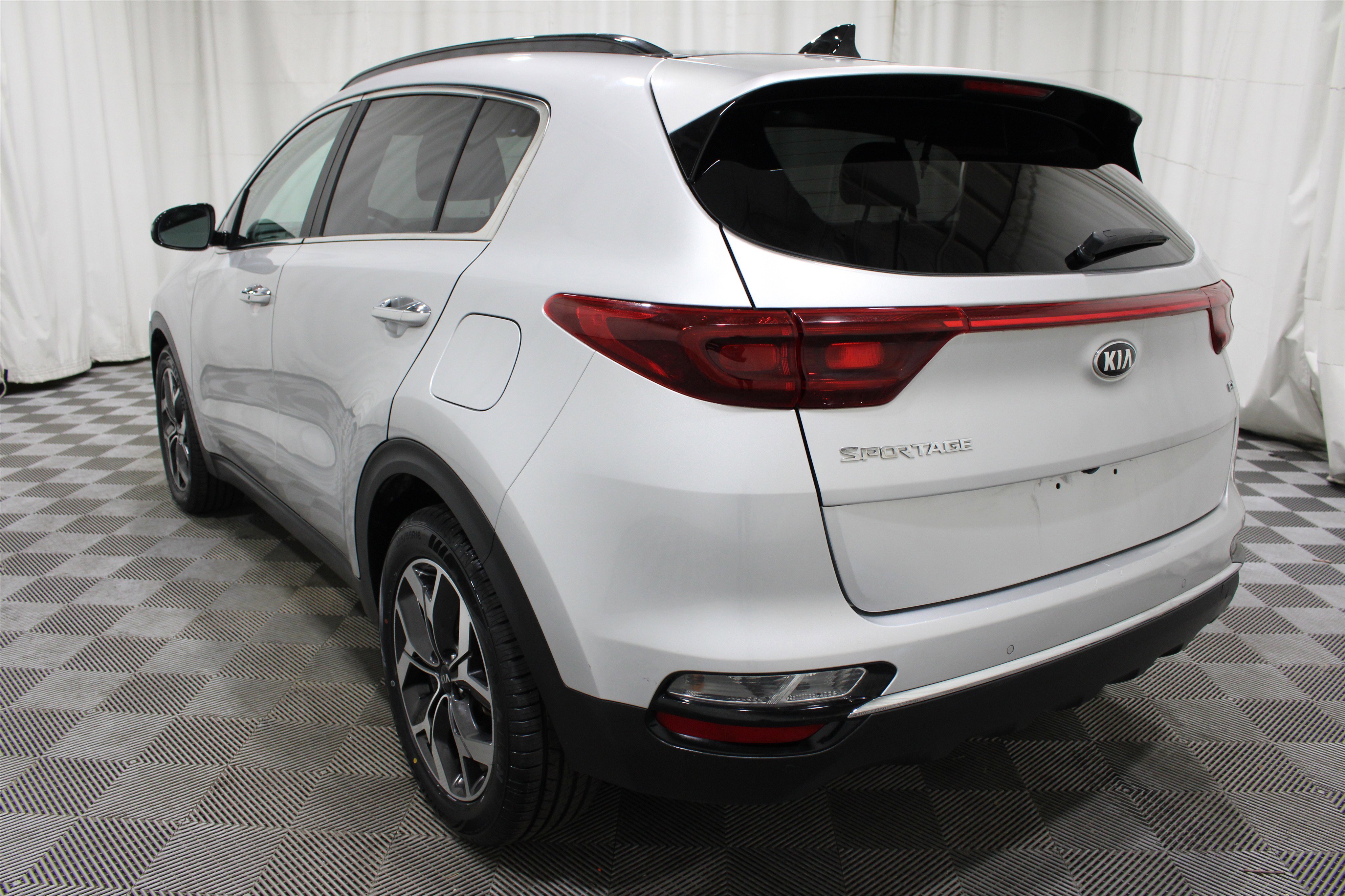 Used 2021 Sparkling Silver Kia EX image 33
