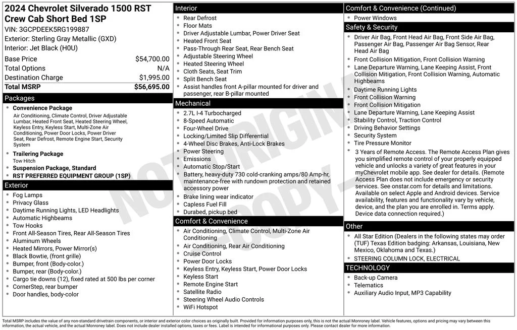 Used 2024 Gray Chevrolet RST image 8