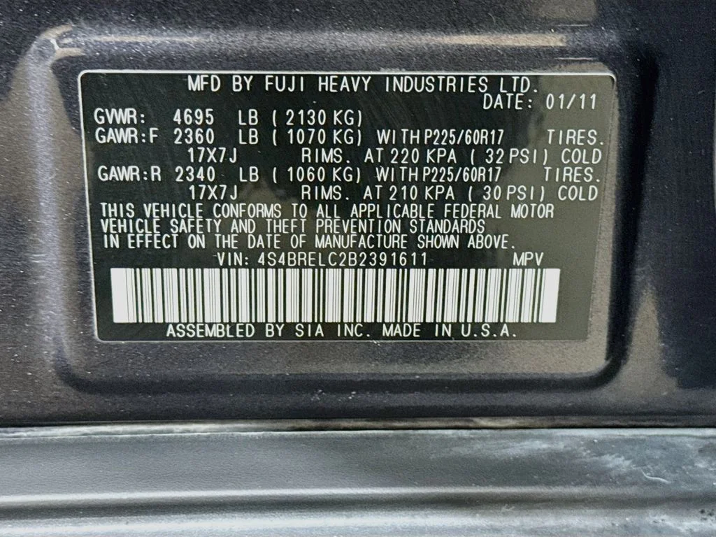 Used 2011 Gray Subaru 3.6R image 39