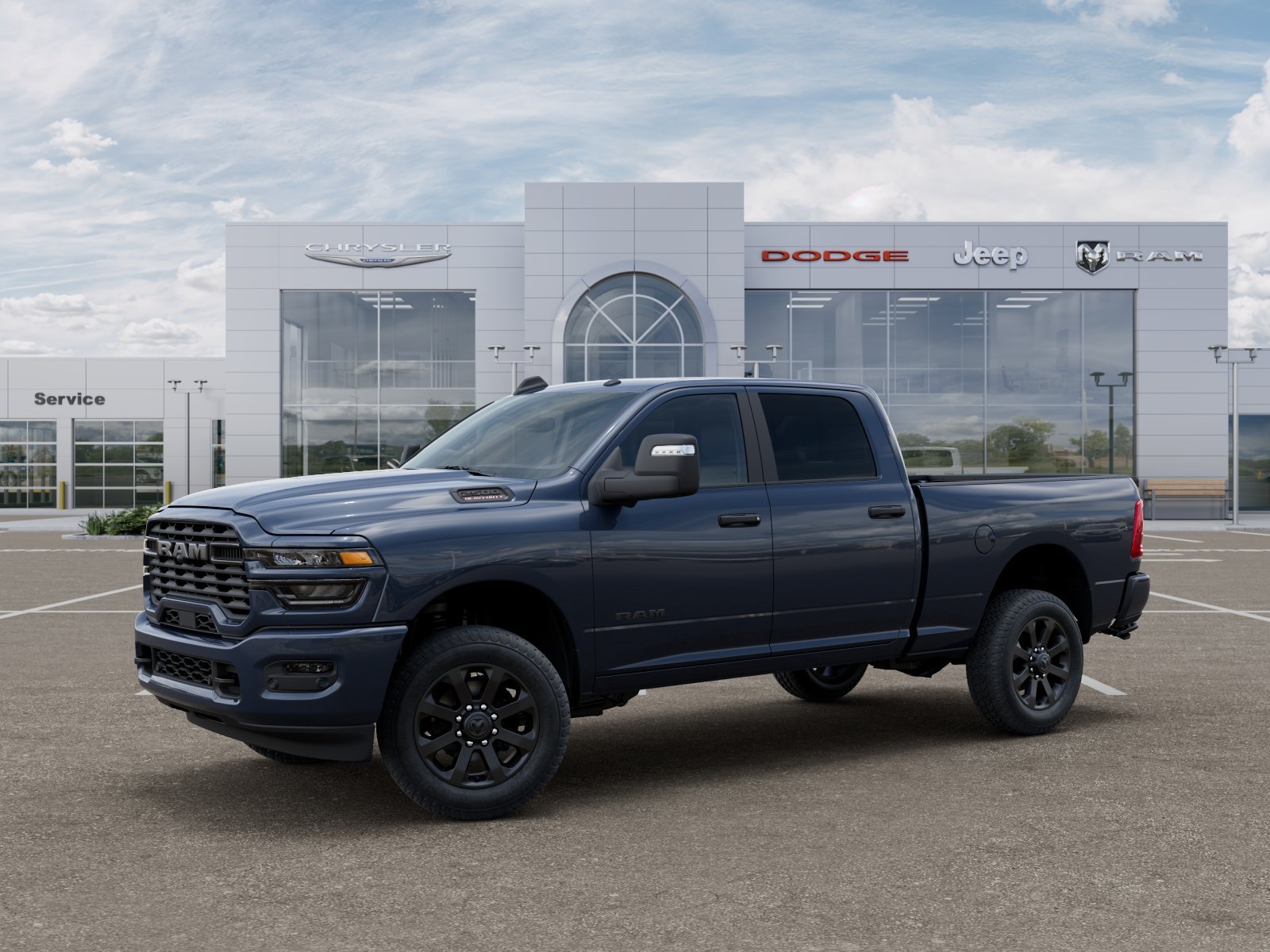 New 2026 Forged Blue Metallic Exterior Paint RAM Big Horn image 32