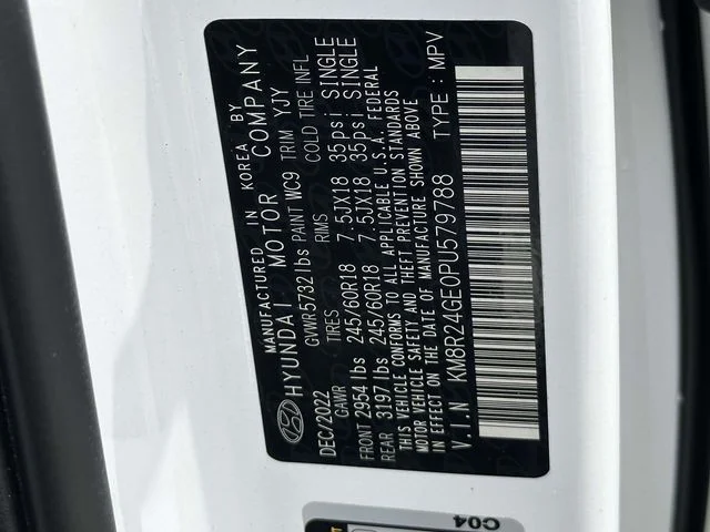 Used 2023 White Hyundai SEL image 30