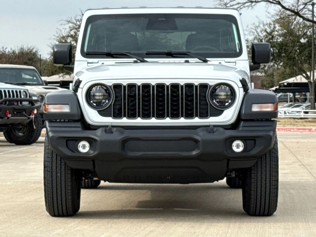 New 2026 Bright White Clear-Coat Exterior Paint Jeep Sport S image 2