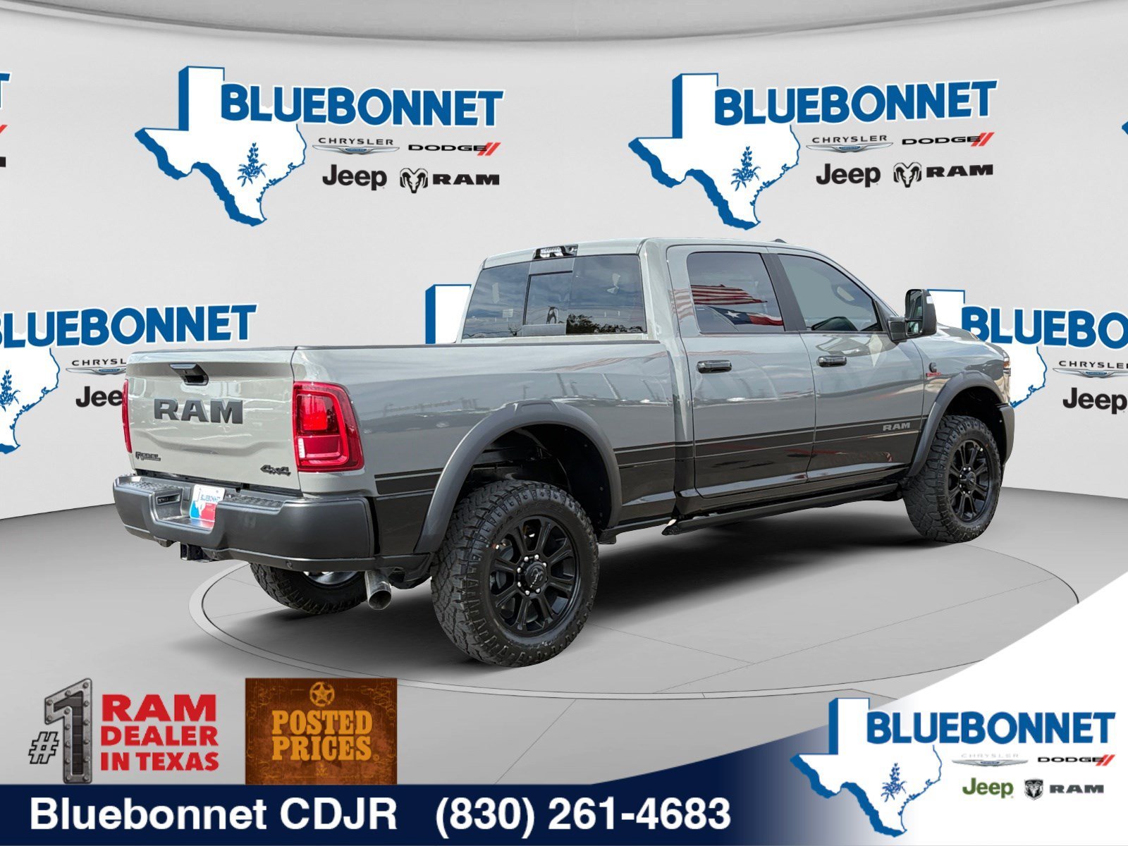 New 2027 Ceramic Gray Clear-Coat Paint RAM Rebel image 5