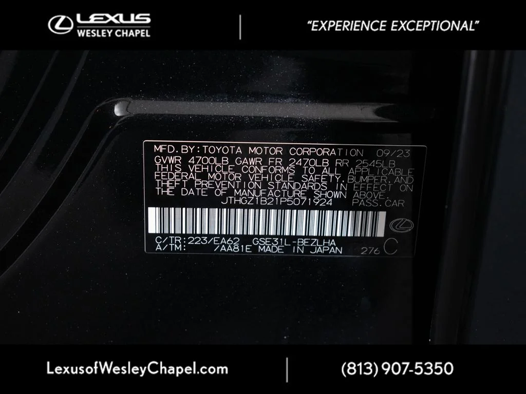 Used 2023 Black Lexus 350 F SPORT image 26