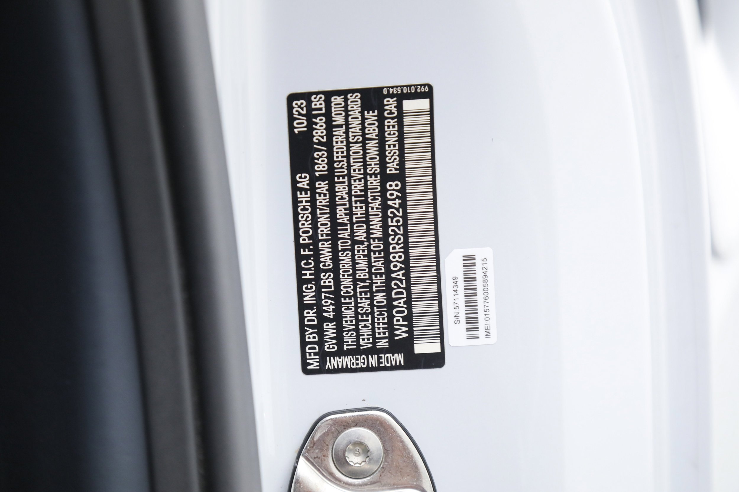 Used 2024 Silver Porsche Turbo Coupe image 44