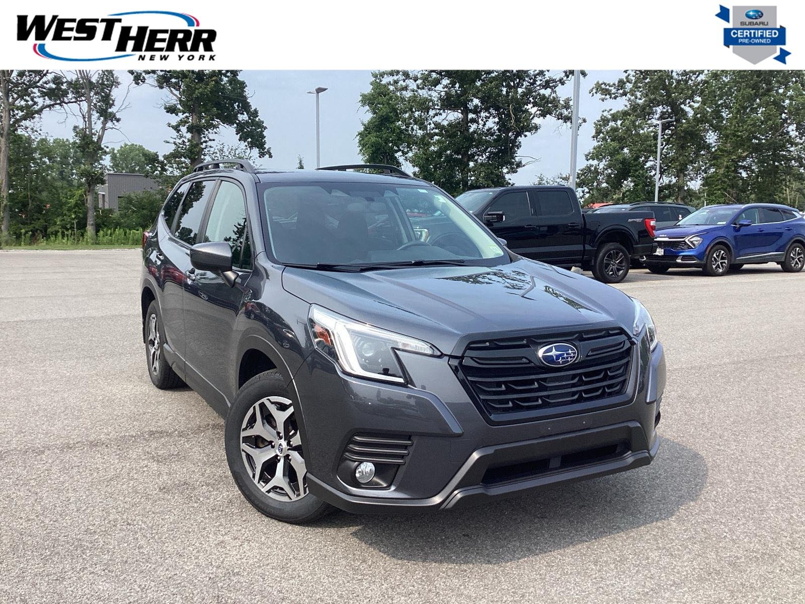 Used 2022 Magnetite Gray Metallic Subaru Premium image 1