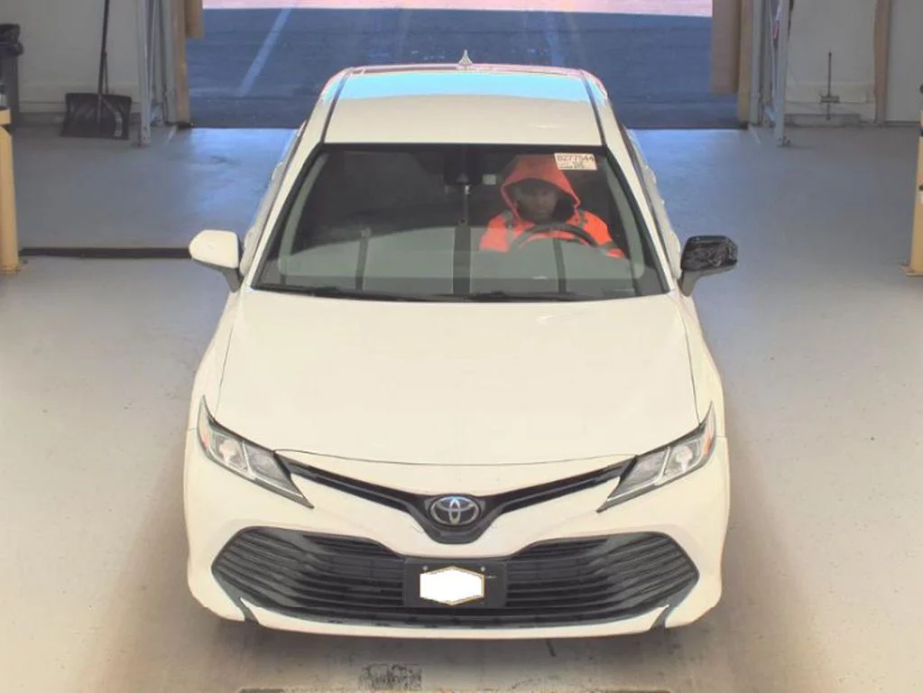 Used 2019 White Toyota LE image 2
