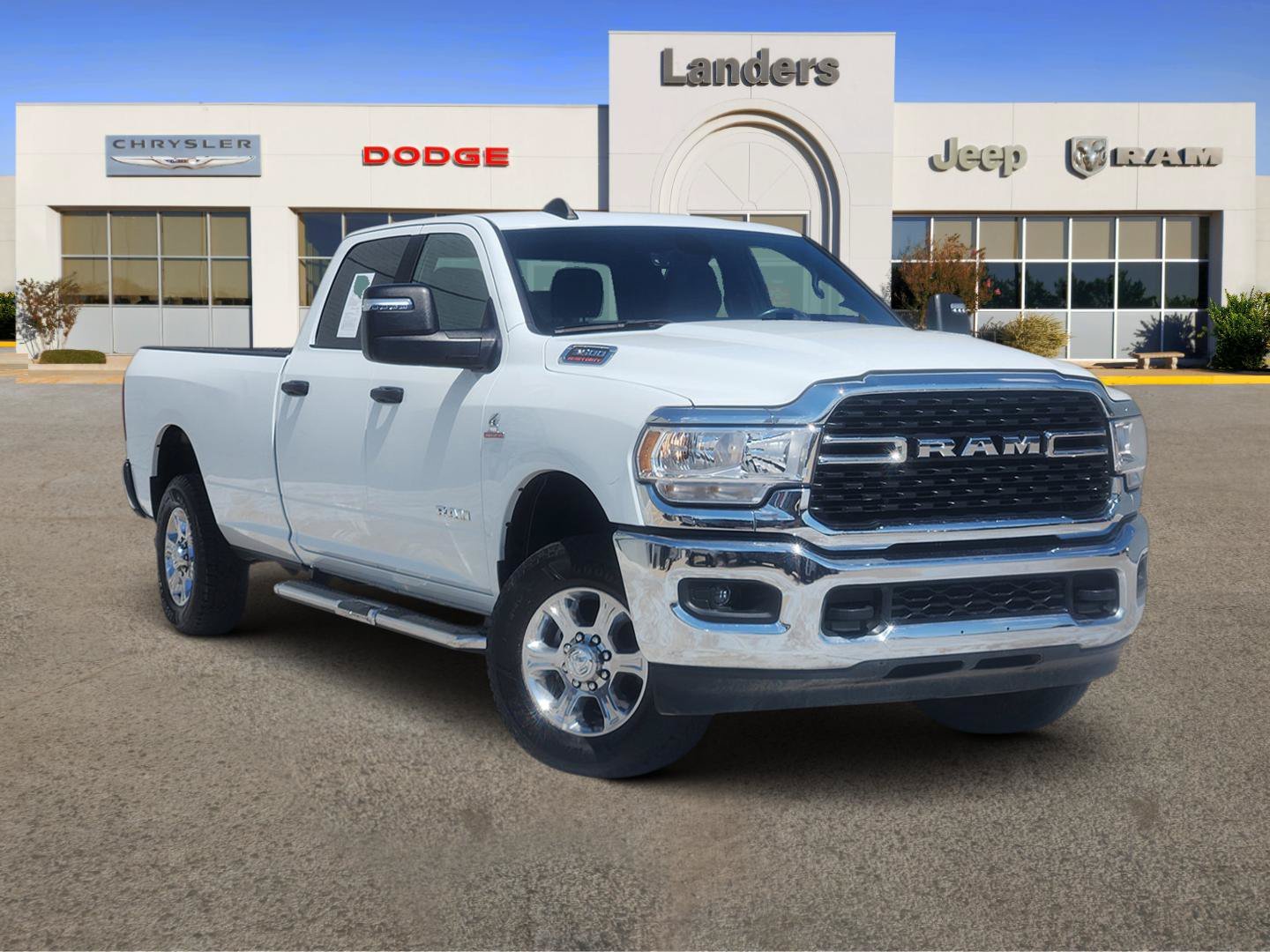 Used 2024 Bright White Clearcoat Ram Big Horn image 1