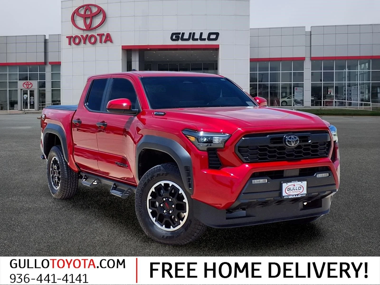 Certified Used 2025 Red Toyota TRD Off Road image 1