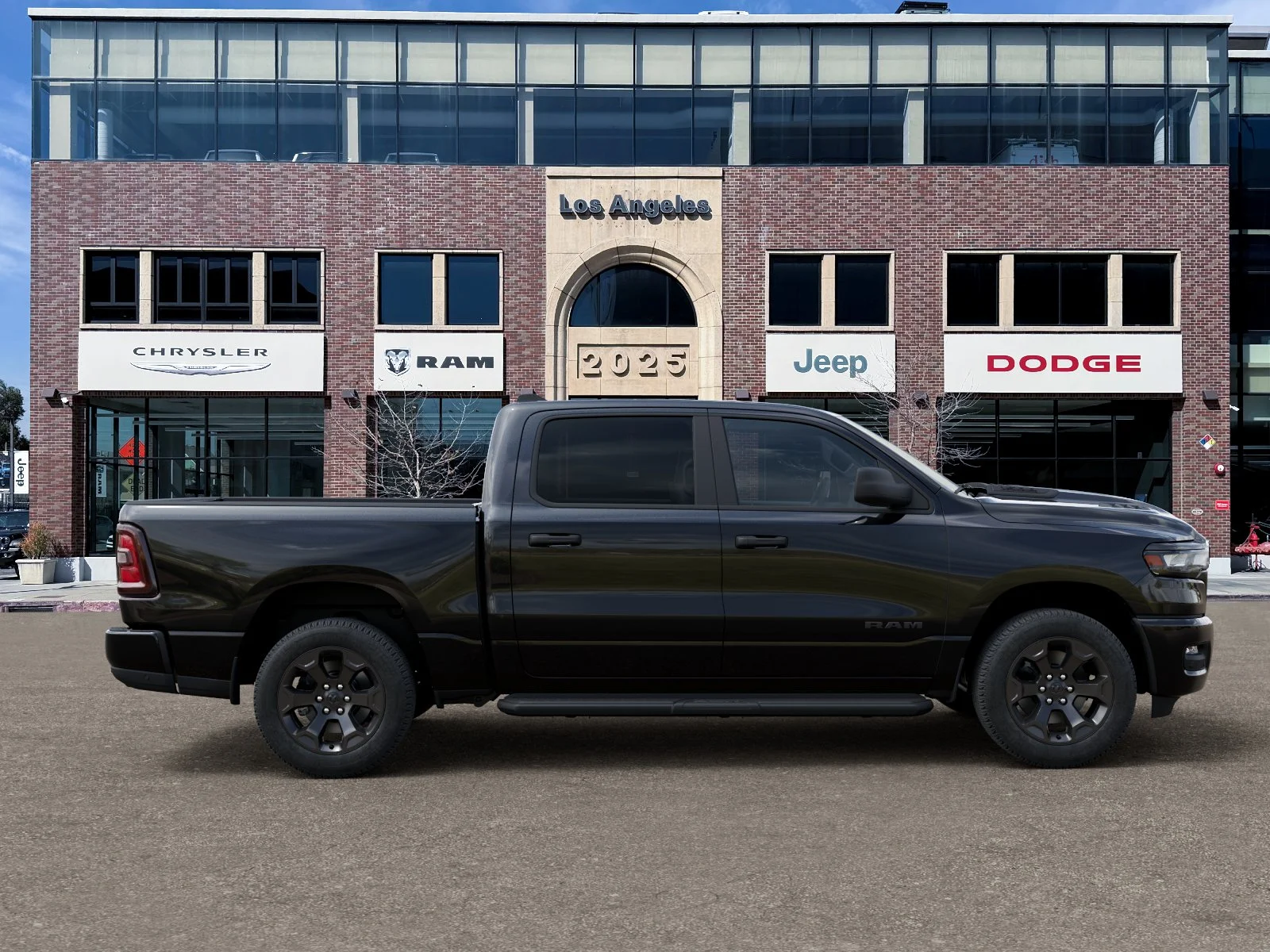 New 2027 Diamond Black Crystal Pearl-Coat Exterior Paint RAM Express image 47