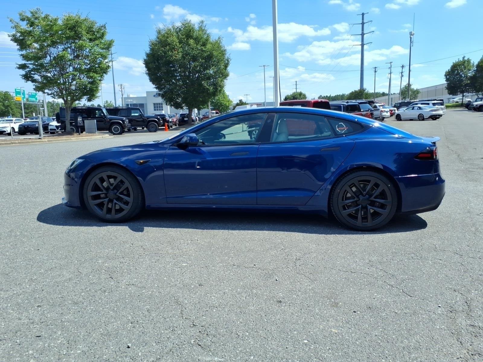 Used 2022 Deep Blue Metallic Tesla Base image 2