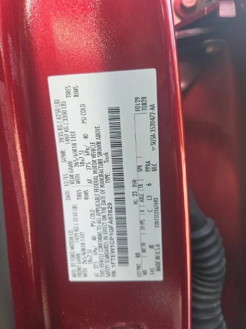 Used 2016 Red Ford XLT image 40