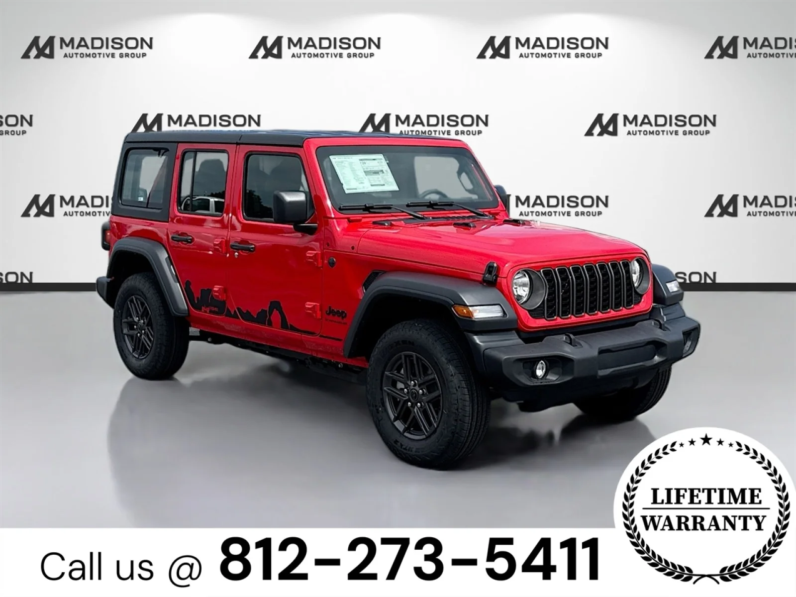 New 2026 Firecracker Red Clearcoat Jeep Sport image 3