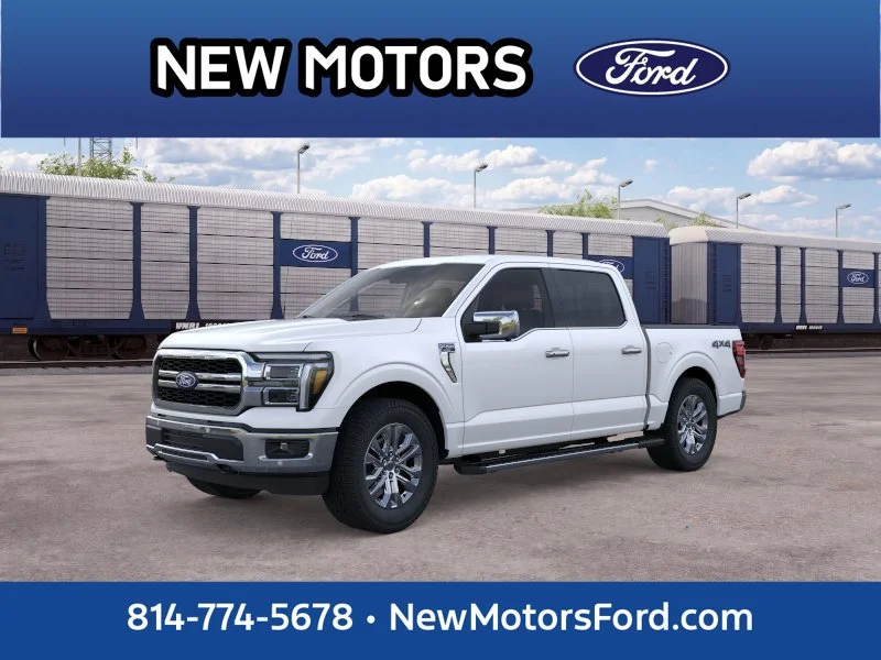 New 2026 Star White Metallic Tri-Coat Ford Lariat® image 1