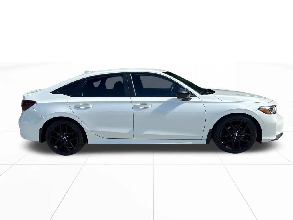 Certified Used 2025 Platinum White Pearl Honda 4D SPORT image 46