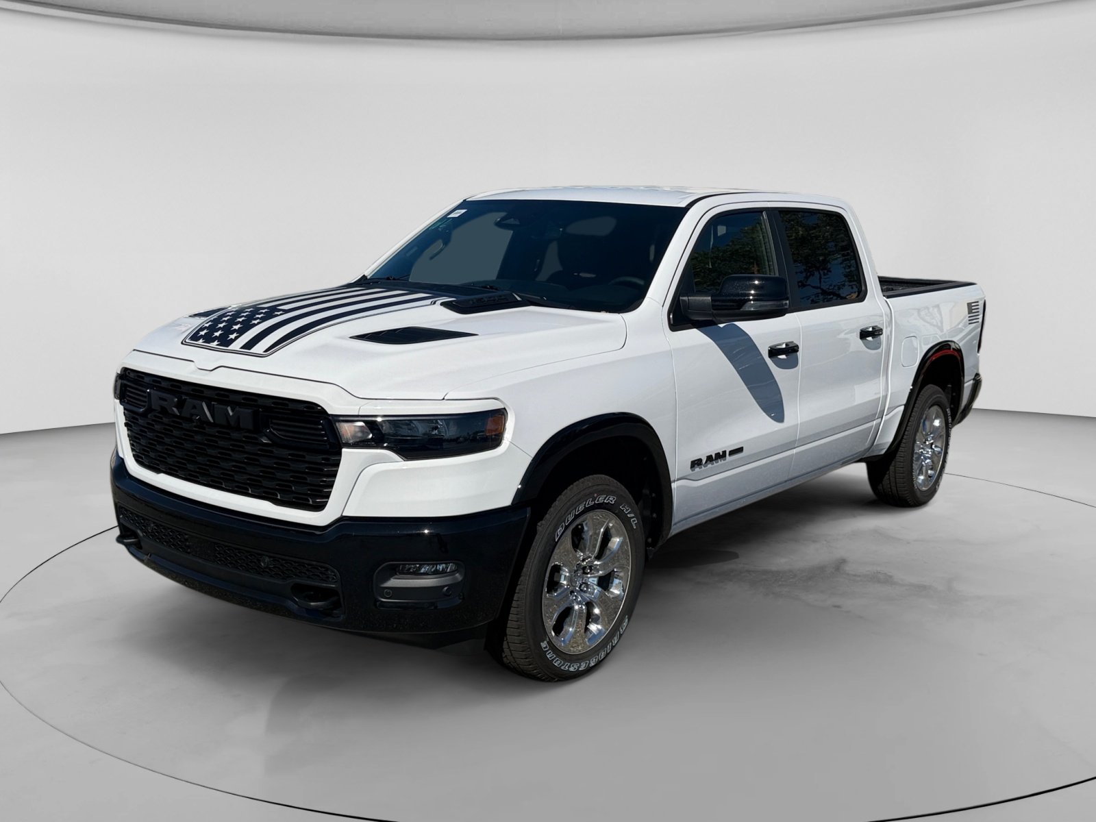New 2026 Bright White Clear-Coat Exterior Paint RAM Big Horn/Lone Star image 1