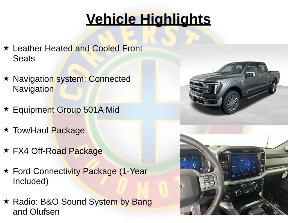 New 2026 Carbonized Gray Metallic Ford Lariat® image 2