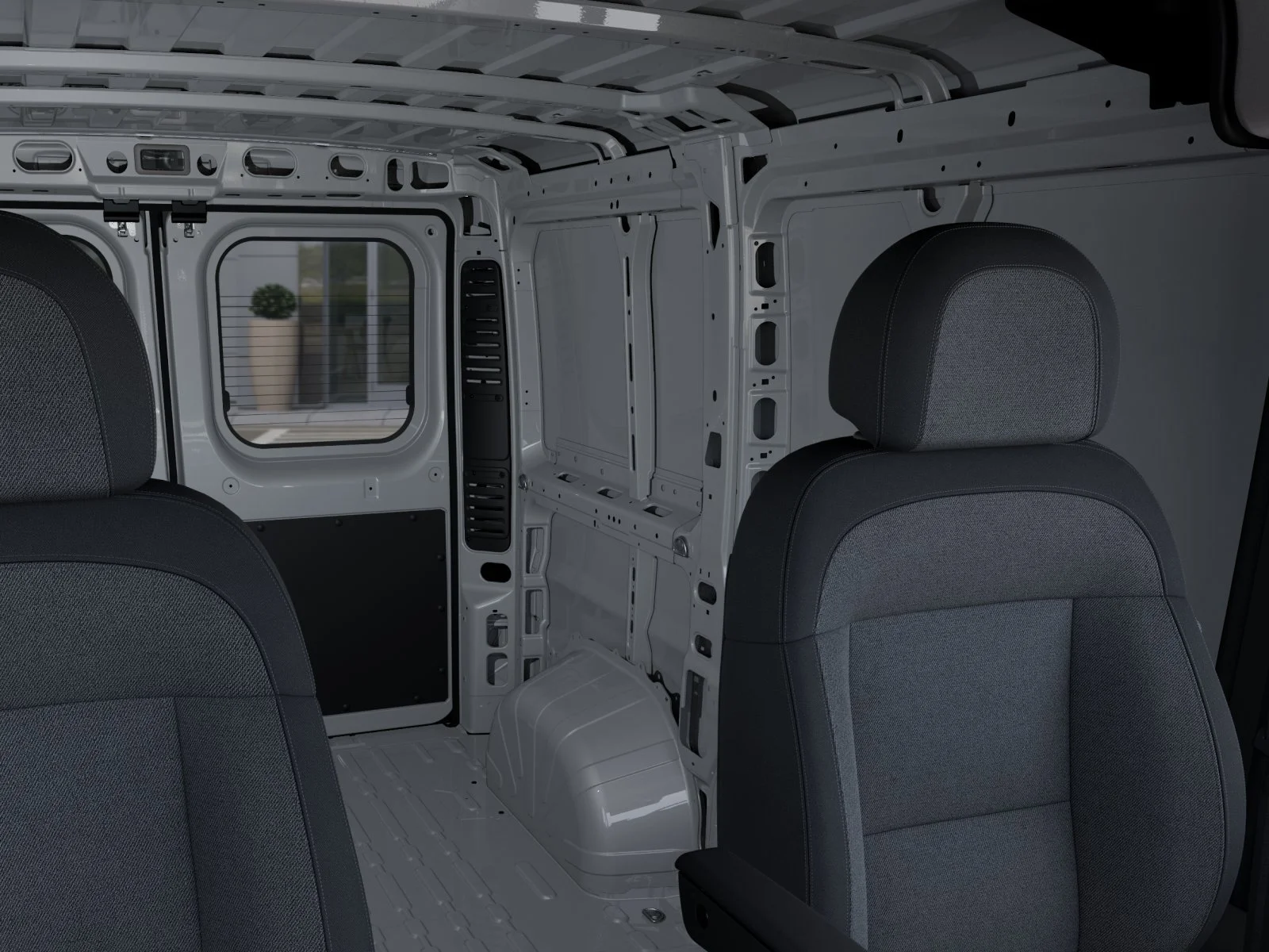 New 2026 Bright White Clear-Coat Exterior Paint RAM Tradesman 1500 Low Roof 118 WB w/Pass Seat image 26