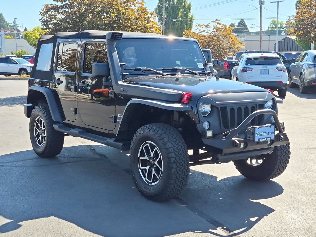 Used 2015 Black Jeep Unlimited Sport image 8