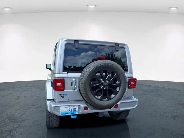 Used 2021 Silver Jeep Unlimited Sahara 4xe image 18