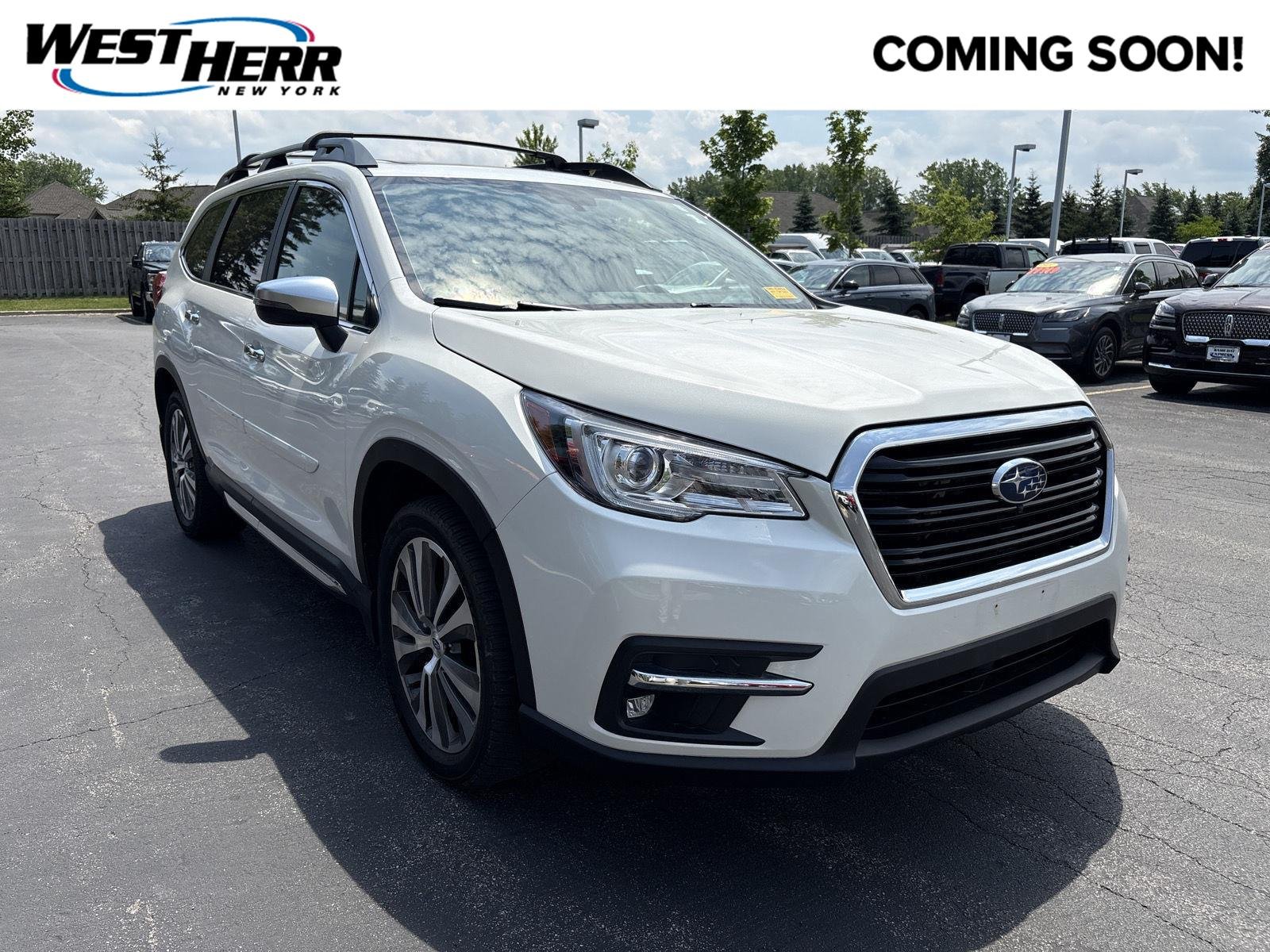 Used 2021 Crystal White Pearl Subaru Touring image 1