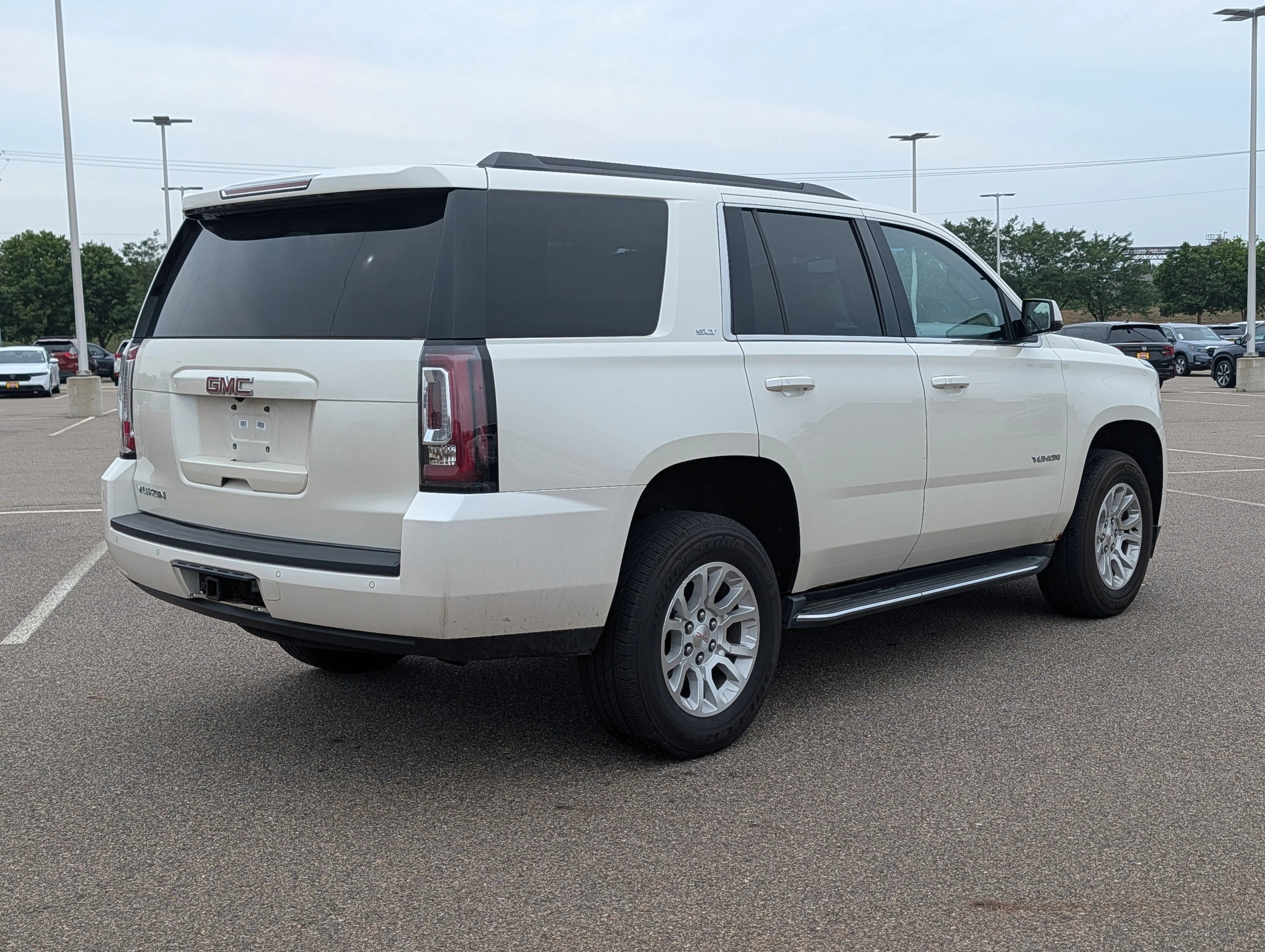 Used 2015 White Diamond Tricoat GMC SLT image 4