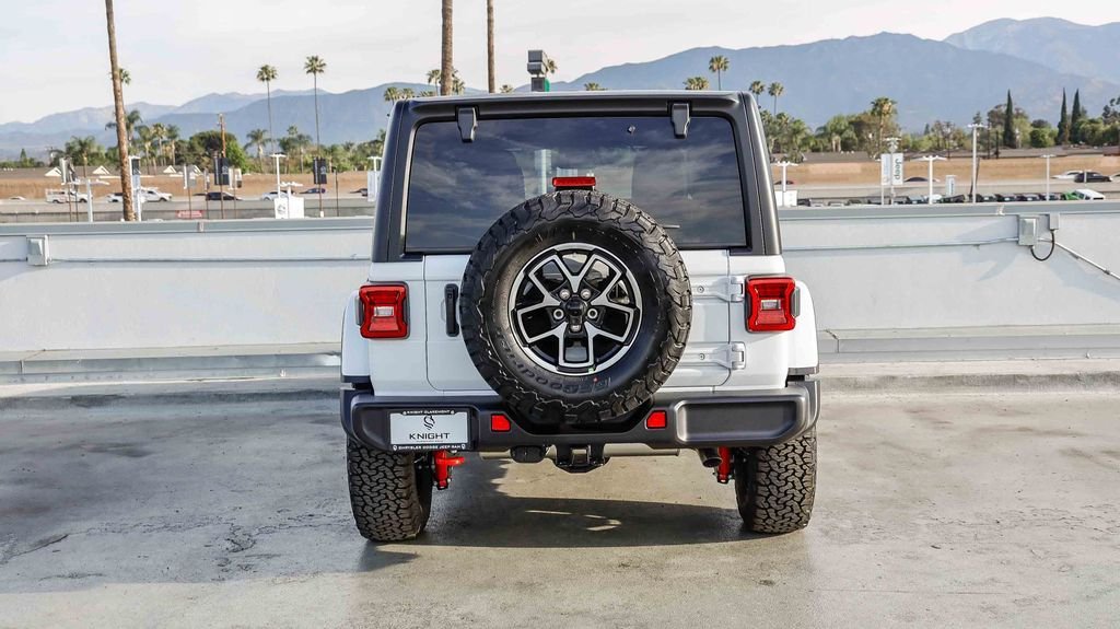 New 2026 Bright White Clearcoat Jeep Rubicon image 8