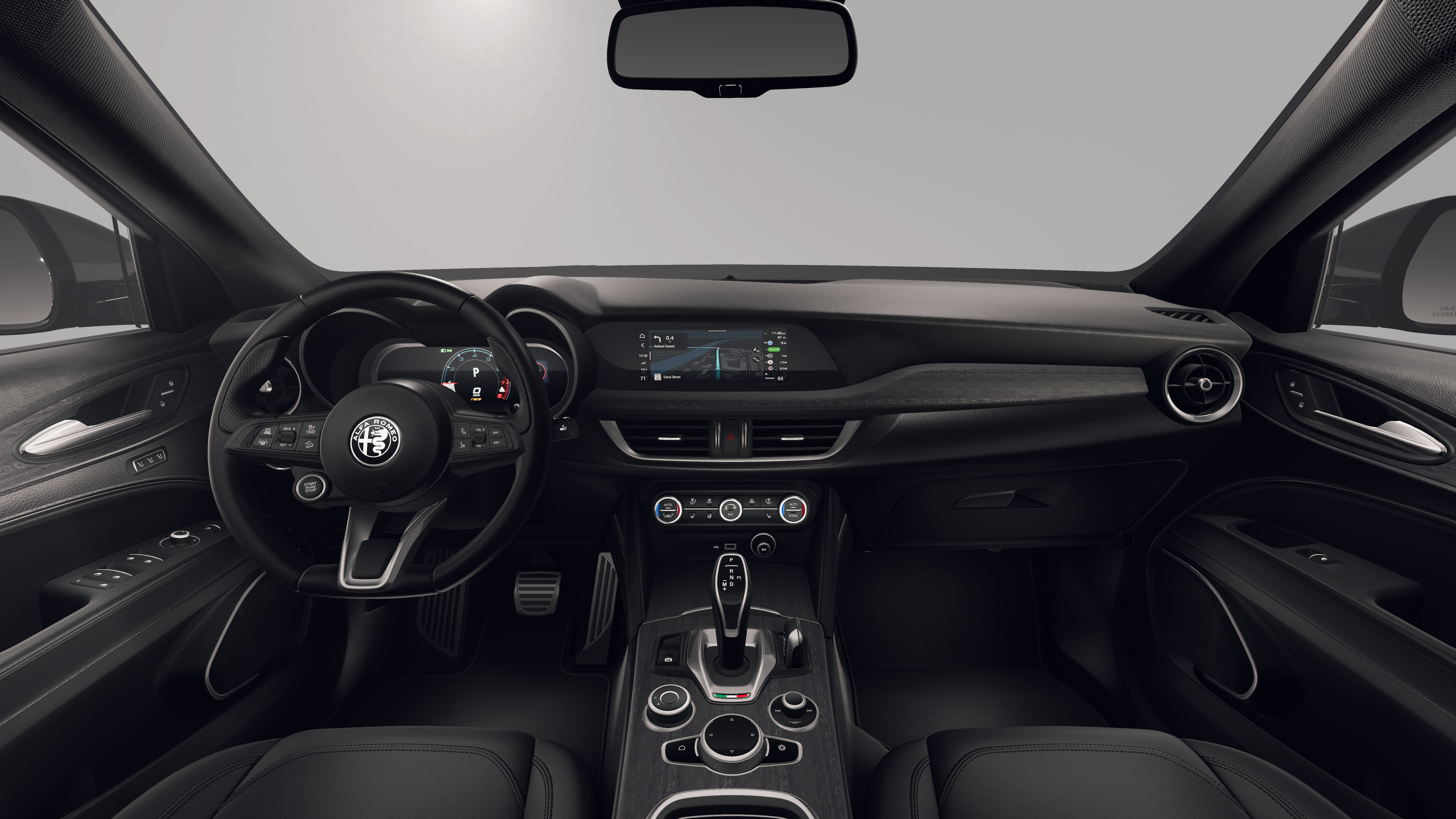 New 2026 Vulcano Black Metallic Exterior Paint Alfa Romeo Base image 18