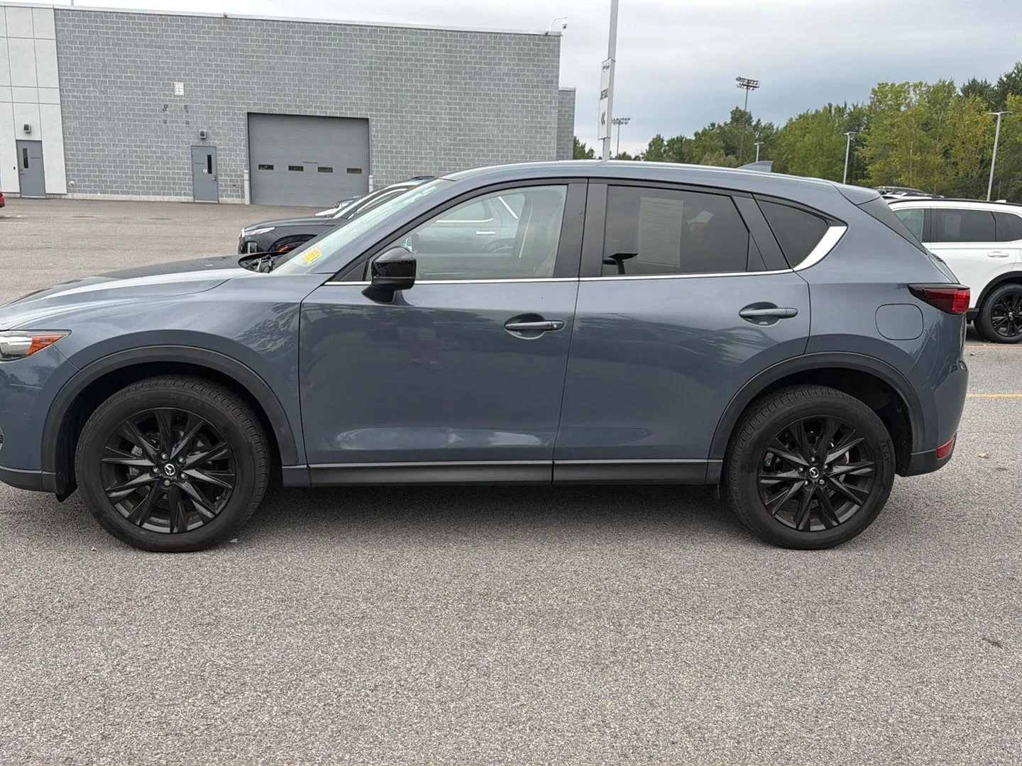 Used 2021 Polymetal Gray Mazda Carbon Edition image 6