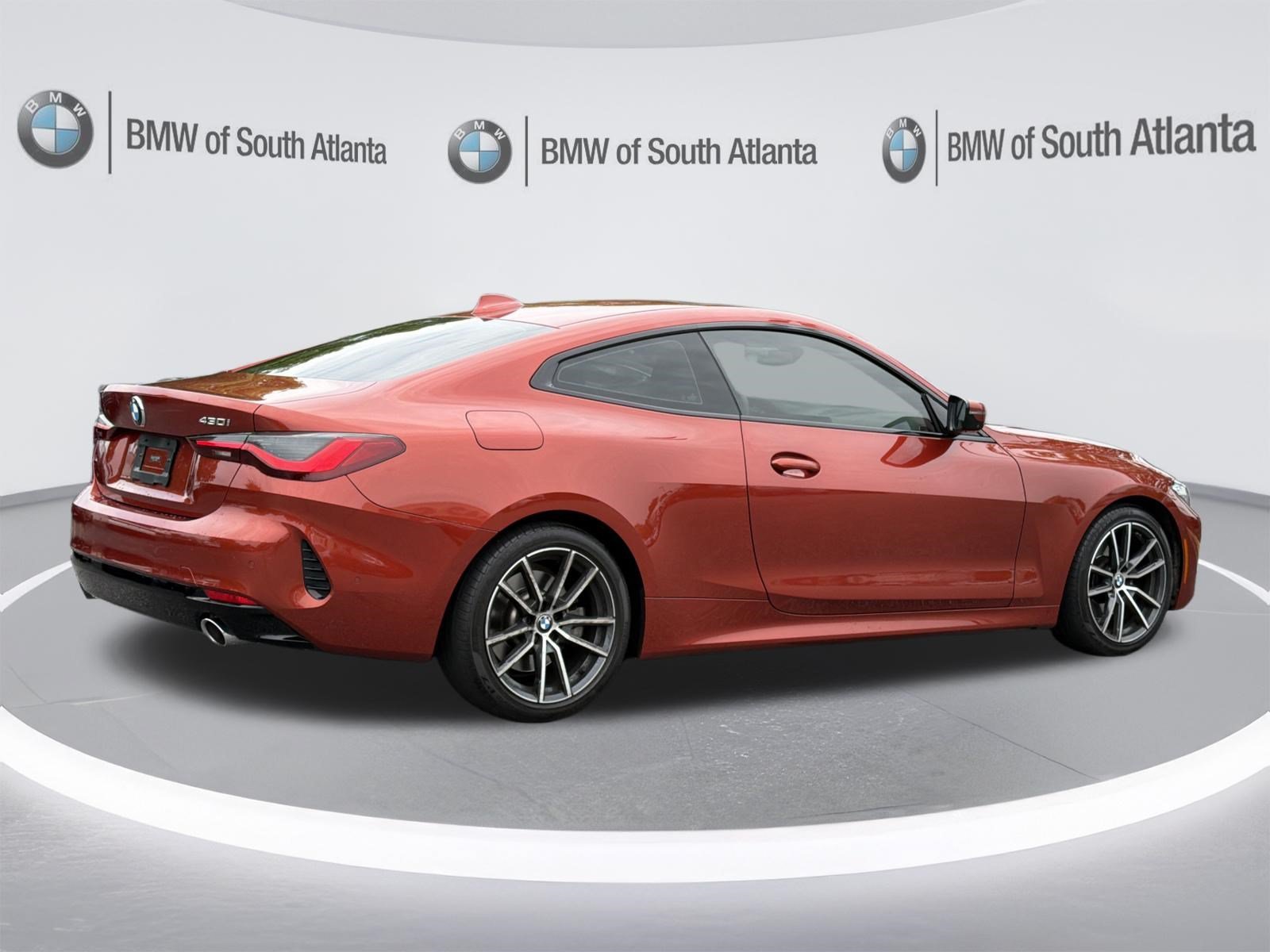Used 2021 Sunset Orange Metallic BMW 430i image 24