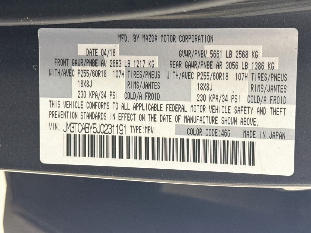 Used 2018 Machine Gray Metallic Mazda Sport image 30