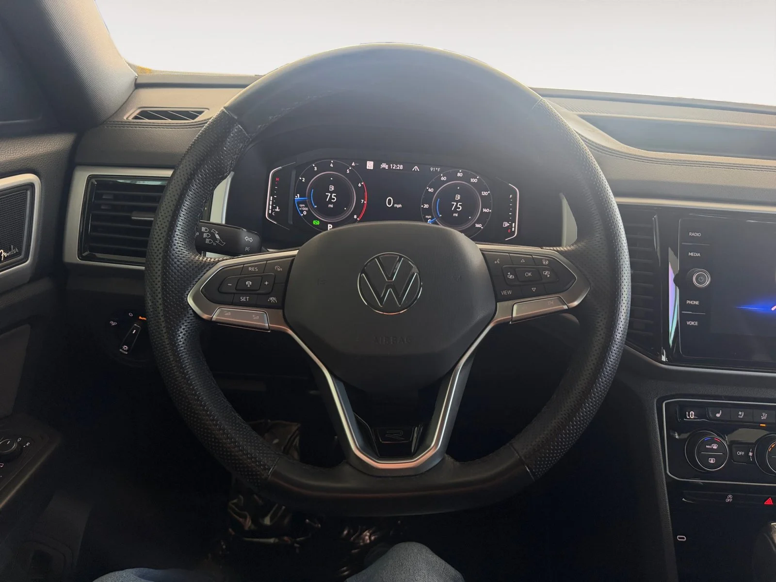 Certified Used 2023 Deep Black Volkswagen 3.6L V6 SEL Premium R-Line image 13