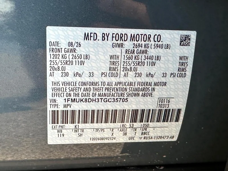 New 2026 Vapor Blue Metallic Ford Active w/100A Pkg 4WD image 20