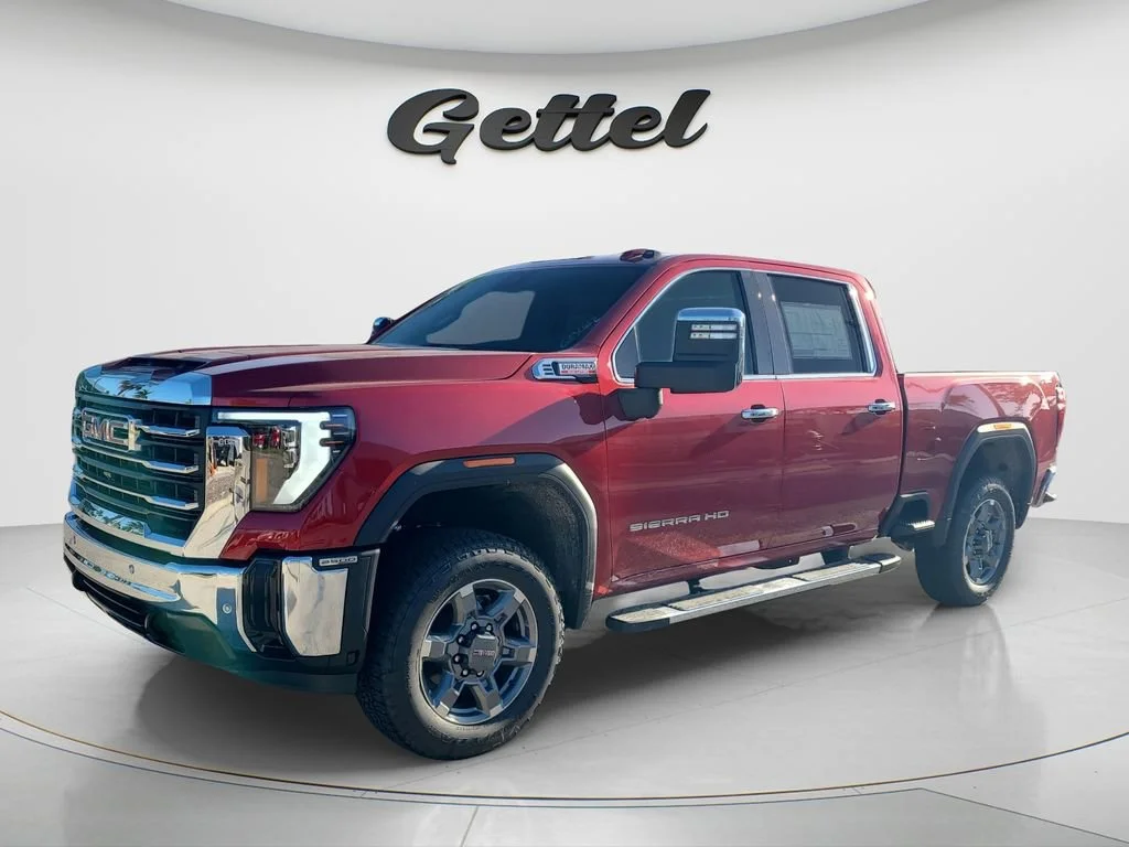 New 2026 Volcanic Red Tintcoat GMC SLT image 1