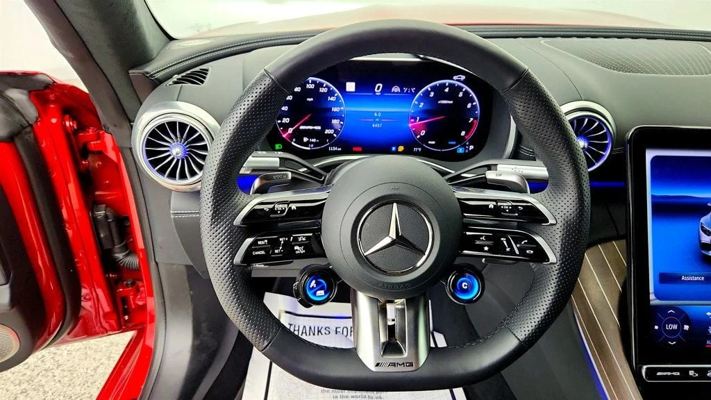 Used 2025 MANUFAKTUR Patagonia Red Metallic Mercedes-Benz AMG® SL 43 Roadster, Performance Trim Line w/ Burmester Audio image 13