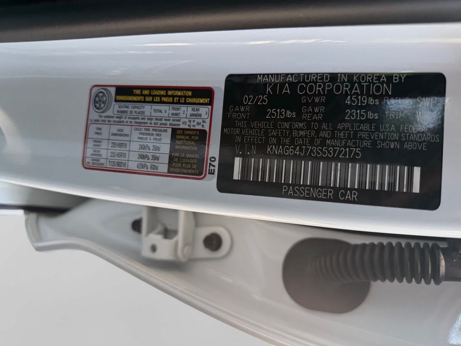 Used 2025 Snow White Pearl Kia GT-Line image 25