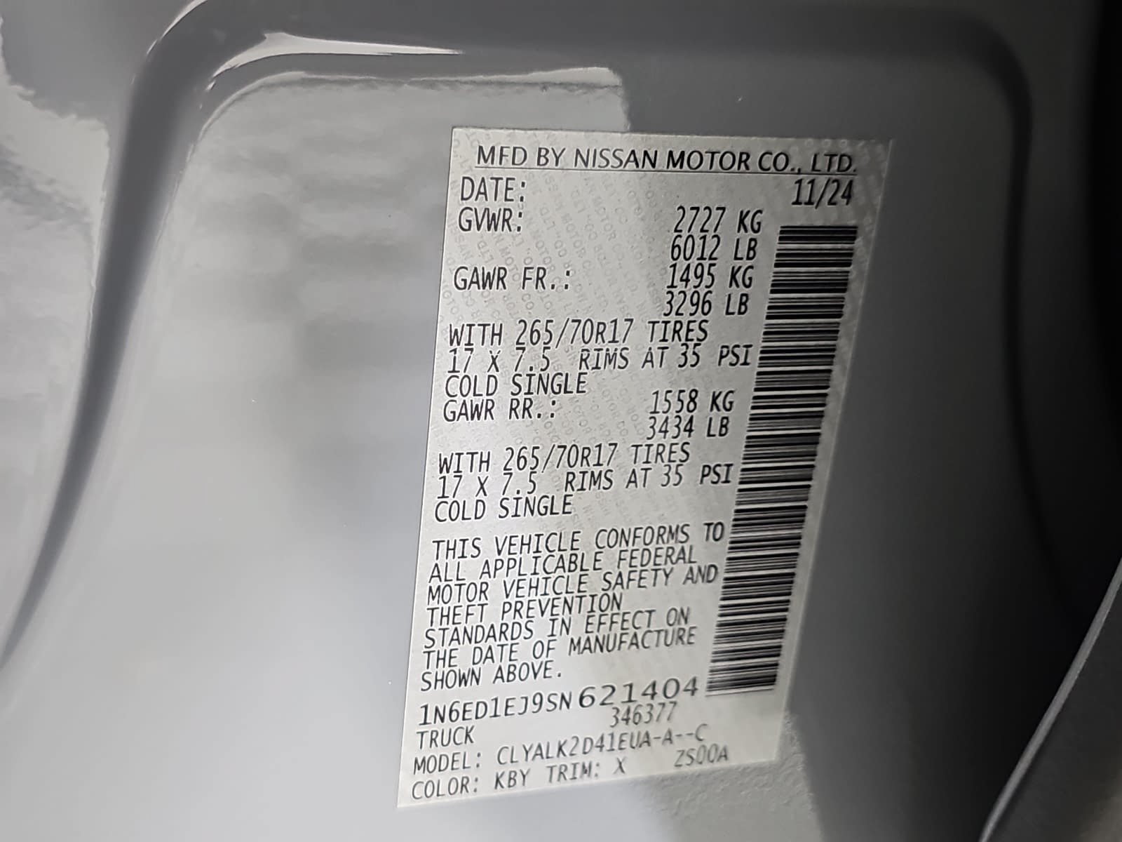 Used 2025 Gray Nissan PRO-X image 29