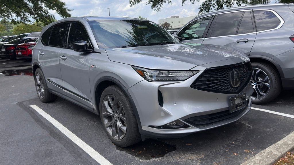 Used 2022 Lunar Silver Metallic Acura A-Spec image 1