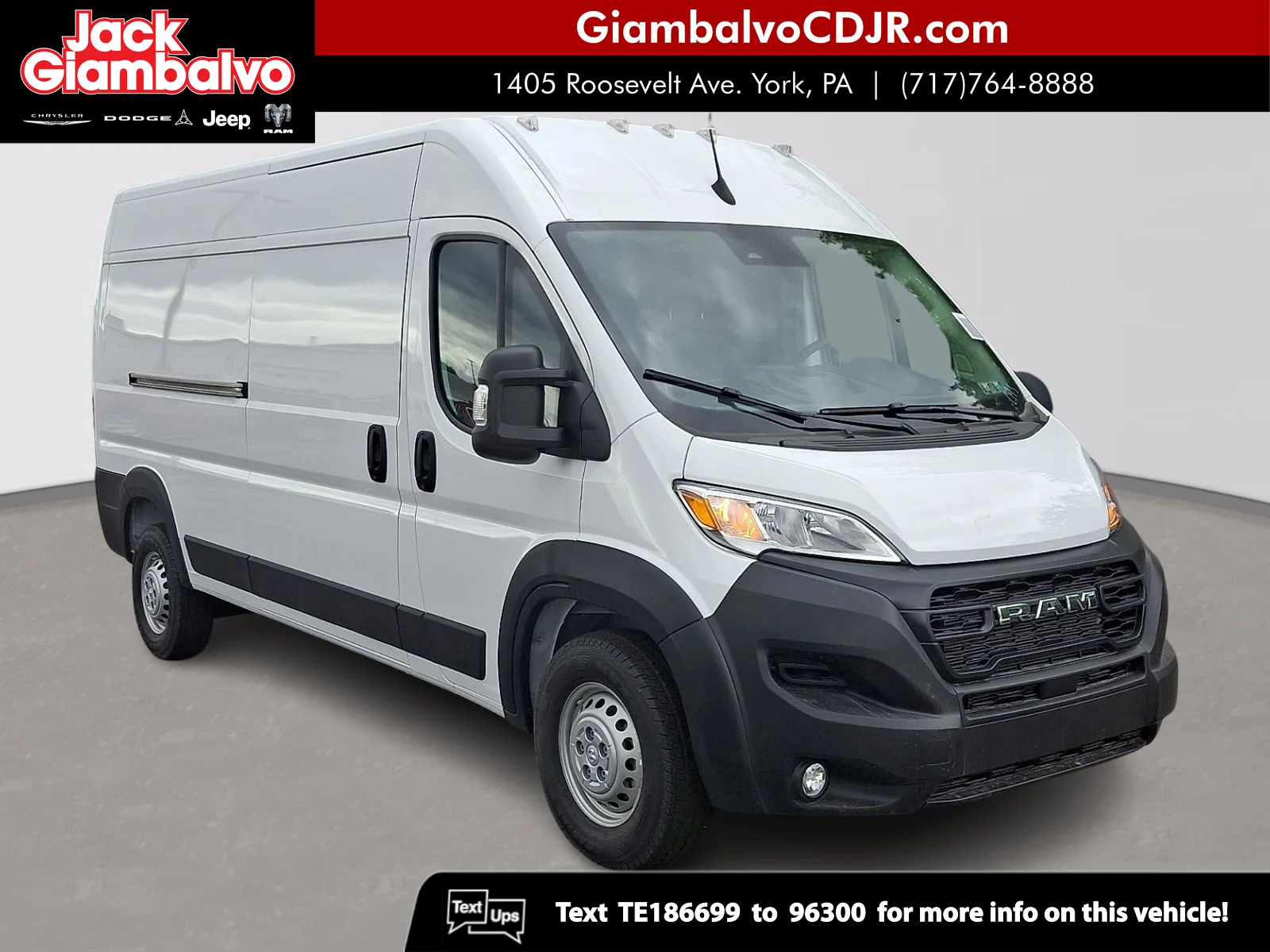 2026 RAM ProMaster 2500 Tradesman 159" WB High Roof's photo