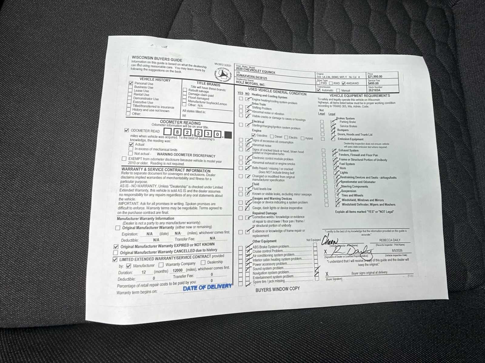 Certified Used 2020 MIDNIGHT BLUE METALLIC Chevrolet LT image 29