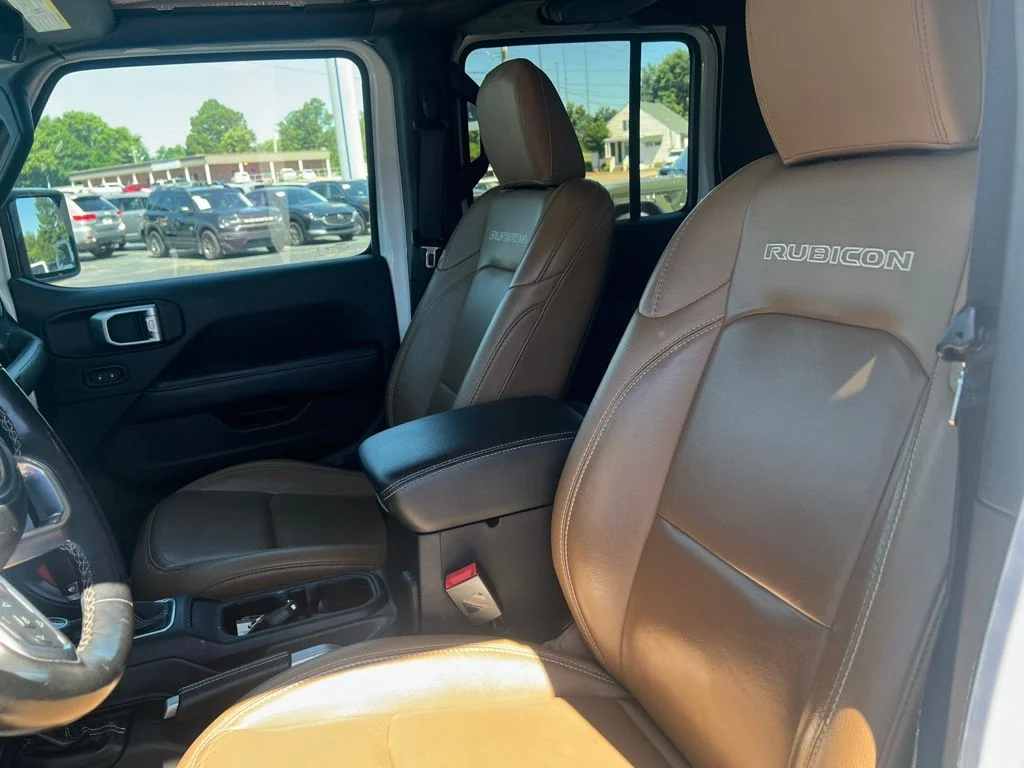 Used 2020 Bright White Clearcoat Jeep Rubicon image 9