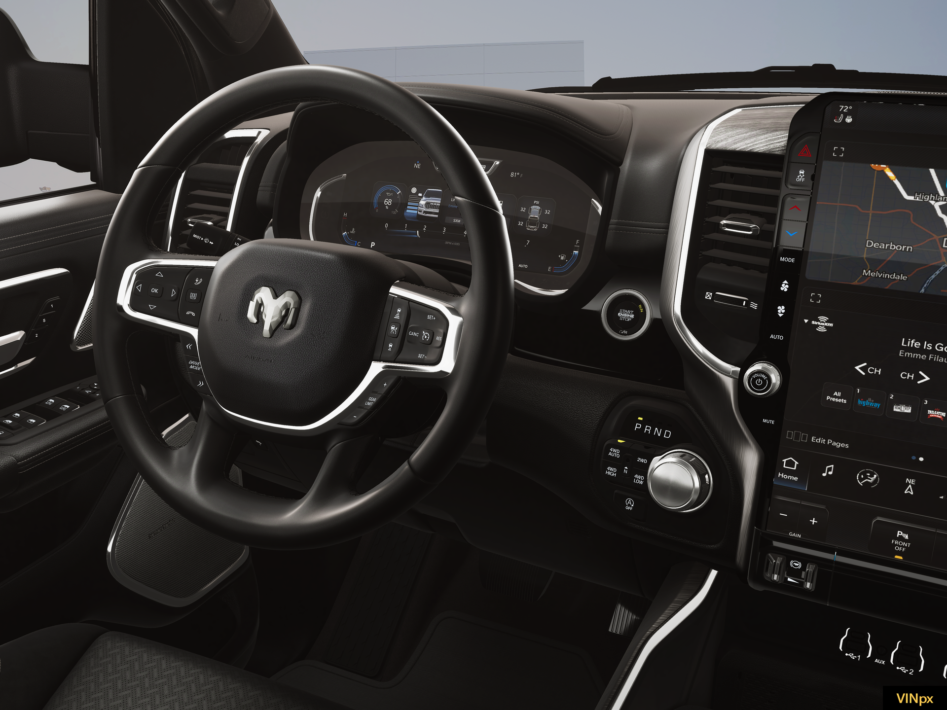 New 2026 Diamond Black Crystal Pearl-Coat Exterior Paint RAM Laramie image 21