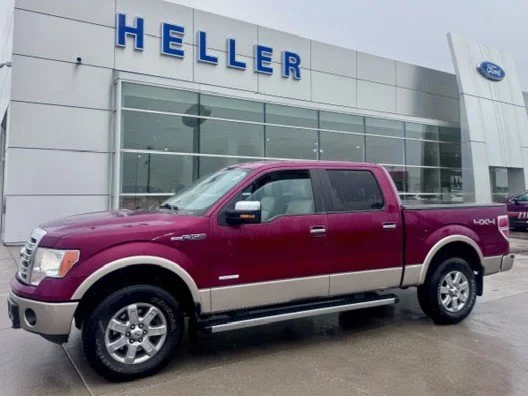 Used 2014 Ruby Red Metallic Tinted Clearcoat Ford Lariat image 3